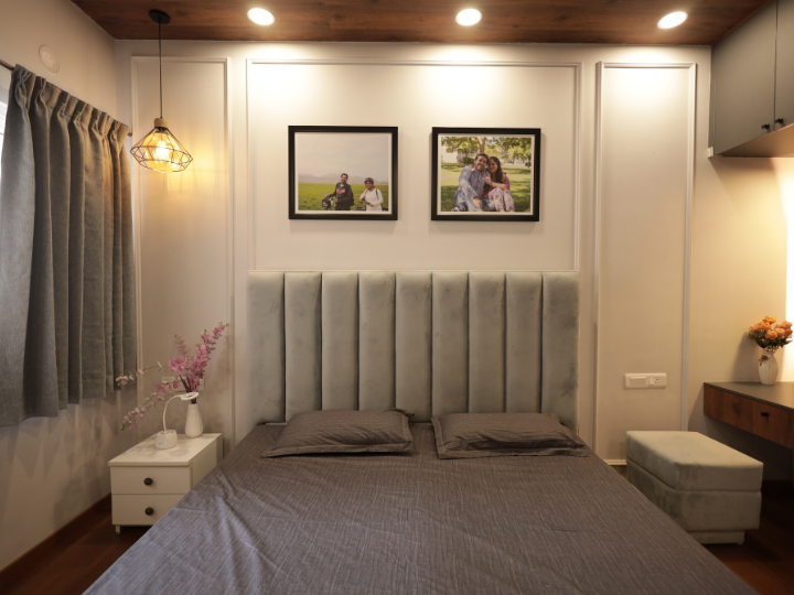 Modern living room interior at Prestige Lakeside Habitat Bangalore